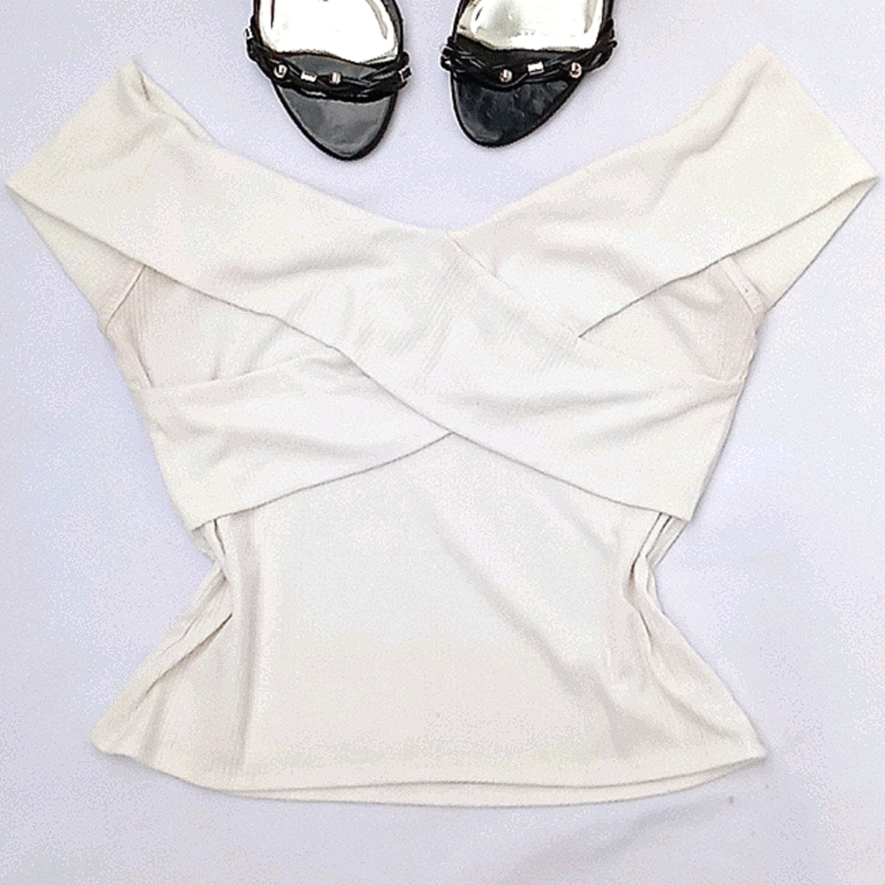 Charlotte Russe Off the Shoulder Top